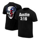 Camiseta masculina Suopaint Black Stone Cold Steve Austin 3:16 Texas Camiseta masculina Suopaint Black Stone Cold Steve Austin 3:16 Texas