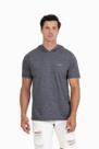 Camiseta masculina tigs c/capuz