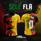 Camiseta Masculina Torcida Fla Brasil Dry fit premium torcedor Camiseta Masculina Torcida Fla Brasil Dry fit premium torcedor