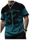 Camiseta masculina VIPWOLF com estampa gráfica de número de corrida Camiseta masculina VIPWOLF com estampa gráfica de número de corrida