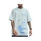 Camiseta Masculina Y2K Oversize Com Estampa Gráfica JoJo Cross Vintage De Manga Curta Streetwear
