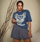 Camiseta Max Over Size Escrita Los Angeles