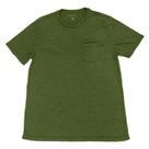 Camiseta mc bolso basic+, em tecido poliester com viscose, verde gg Camiseta mc bolso basic+, em tecido poliester com viscose, verde gg