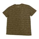 Camiseta mc rajada basic+, em tecido algodão com poliester, verde g Camiseta mc rajada basic+, em tecido algodão com poliester, verde g
