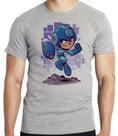 Camiseta Mega Man Blusa criança infantil juvenil adulto camisa todos tamanhos