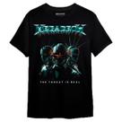 Camiseta Megadeth The Threats Is Real Consulado do Rock
