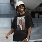 Camiseta Meme Tupac Thiaguinho Engraçada Cantor Rapper Humor Zoeira