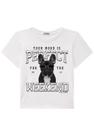 Camiseta Menina Branco Juvenil Vic Vicky Camiseta Menina Branco Juvenil Vic Vicky