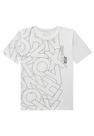 Camiseta Menino Branca Estampada Johnny Fox Camiseta Menino Branca Estampada Johnny Fox