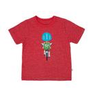 Camiseta Menino com Mochila Vermelha