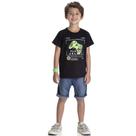 Camiseta menino player select em relevo serelepe