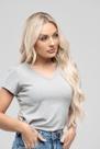 Camiseta - Mescla Básica Decote Em V
