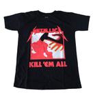 Camiseta Metallica Kill 'em All Blusa unissex de rock Epi136 RCH