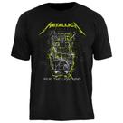 Camiseta Metallica Ride The Lightning Tamanho:GCor:Preto Camiseta Metallica Ride The Lightning Tamanho:GCor:Preto