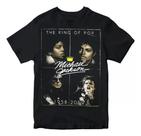 Camiseta Michael Jackson - Fotos Cor:PretoTamanho:G