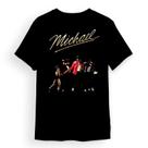 Camiseta Michael Jackson Rei do Pop Fãs Filme Musical Camisa 100% Algodão