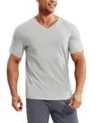 Camiseta MIER Athletic de manga curta para homens, modelagem seca, cinza mesclado, L Camiseta MIER Athletic de manga curta para homens, modelagem seca, cinza mesclado, L