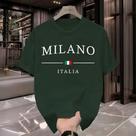 Camiseta Milano Italia T-Shirt 100% Algodão Camisa Masculina Street Wear Manfinity Camiseta Milano Italia T-Shirt 100% Algodão Camisa Masculina Street Wear Manfinity