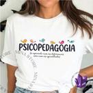 Camiseta Mina Profissões Psicopedagogia Se Aprende com as Diferenças