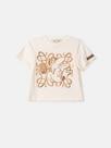 Camiseta minnie dourada animê.
