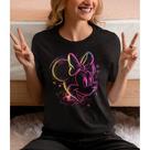 Camiseta Minnie Feminina - Blusa 100% Algodão T-shirt Mouse Look Camisa Fofa Blusinha Minnie Mickey