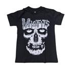Camiseta Misfits Caveira Blusa Banda Rock Epi092 Camiseta Misfits Caveira Blusa Banda Rock Epi092