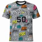 Camiseta Mitchell & Ness Spurs Robinson 50 Urban Cinza - Masculino Camiseta Mitchell & Ness Spurs Robinson 50 Urban Cinza - Masculino