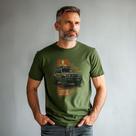 Camiseta Mitsubishi TR4 Cor:VerdeTamanho:M Camiseta Mitsubishi TR4 Cor:VerdeTamanho:M