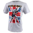 Camiseta MKS Nations Noble Art Mescla Cinza Gelo