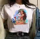 Camiseta Moana Princesa - Modelo Baby Look Unissex