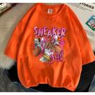 Camiseta Moda Feminina Sneaker Girl Streetwear