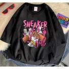 Camiseta Moda Feminina Sneaker Girl Streetwear