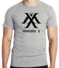Camiseta monsta x k pop bts Blusa criança infantil juvenil adulto camisa tamanhos
