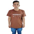 Camiseta Mormaii Sk8 Masculina Estampada Marrom Desenho costas