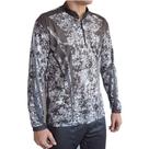 Camiseta Mtk Atack Z com Zíper Camuflada Cinza - MTK Brasil