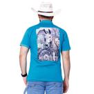 Camiseta Muladeiros Masculina Country Gola Polo Jade