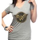 Camiseta Mulher Maravilha Wonder Woman Liga Da Justiça