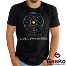 Camiseta Music Of The Spheres 100% Algodão Coldplay Geeko