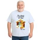 Camiseta Natalina Presépio Natal Estampa Personalizada