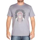 Camiseta Natural Art Design Skull