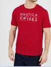 Camiseta Nautica Sun, Sand & Surf 1983 Mangas Curtas Masculino Camiseta Nautica Sun, Sand & Surf 1983 Mangas Curtas Masculino