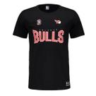 Camiseta NBA Chicago Bulls Logo I Preta