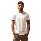 Camiseta Neutra Masculina Lisa 100% Algodão Malha Premium Camiseta Neutra Masculina Lisa 100% Algodão Malha Premium