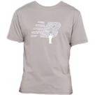 Camiseta New Balance Chalk Board Logo Cinza Claro Masculino
