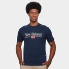 Camiseta New Balance Linear Athletics Masculina