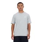 Camiseta New Balance Sport Essentials de algodão para homens cinza