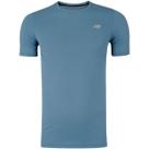 Camiseta New Balance Sport Essentials Masculina - Azul+Prata - M