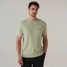 Camiseta New Balance Woven Label - masculino - verde oliva