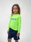 Camiseta New Game Infantil Manga Longa Verde