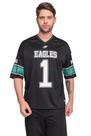 Camiseta NFL Oversize Philadelphia Eagles Name Number Jalen Hurts Preta